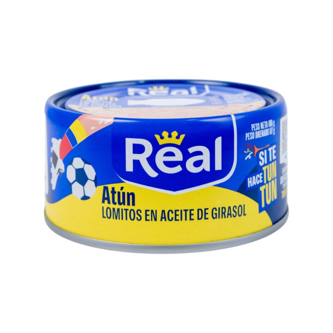 ATUN REAL EN ACEITE GIRASOL 180 GR